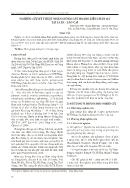 Nghiên cứu kỹ thuật nhân giống cây hoàng liên chân gà tại Sa Pa - Lào Cai