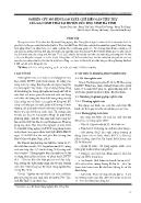 Nghiên cứu mô hình sản xuất, chế biến gắn tiêu thụ lúa gạo sinh thái tại huyện Đức Thọ, tỉnh Hà Tĩnh