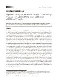 Nghiên cứu quan sát điều trị bệnh nhân nhập viện do hội chứng động mạch vành cấp (MEDI- ACS study)