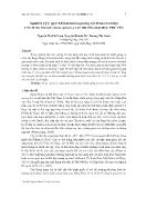 Nghiên cứu quy trình nhân giống vô tính in vitro cây sung magic (ficus carica L) tại trường Đại học Phú Yên