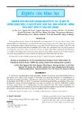 Nghiên cứu sản xuất kháng nguyên E2 tái tổ hợp từ chủng virus dịch tả lợn cổ điển thực địa, VN91 bằng hệ thống biểu hiện trên tế bào côn trùng