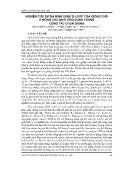 Nghiên cứu sự đa hình vùng D-Loop của giống chó h’mông cộc đuôi ứng dụng trong công tác chọn giống