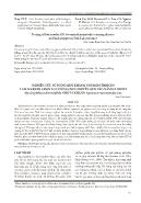 Nghiên cứu sử dụng gen kháng nourseothricin làm marker chọn lọc dùng cho chuyển gen vào nấm ưa nhiệt myceliophthora thermophila nhờ vi khuẩn agrobacterium tumefaciens