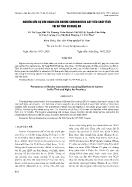 Nghiên cứu sự lưu hành của bovine coronavirus gây tiêu chảy ở bò tại Hà Tĩnh và Nghệ An