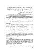 Nghiên cứu sự sinh trưởng phát triển, năng suất và phẩm chất của giống ngô bao tử LVN23 trong điều kiện sinh thái vụ xuân hè tại xã Hòa Châu, huyện Hòa Vang, thành phố Đà Nẵng