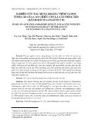 Nghiên cứu tác dụng kháng viêm và độc tính cấp của cao chiết cồn lá cây thóc lép (Desmodium Gangeticum)