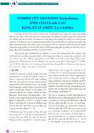 Nghiên cứu tạo dòng Trichoderma sinh Cellulase cao bằng xử lý chiếu xạ Gamma