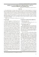 Nghiên cứu thử nghiệm phát triển hệ thống canh tác cây rau tại huyện Na Rì, tỉnh Bắc Kạn