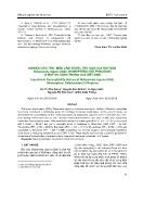 Nghiên cứu tính mẫn cảm thuốc trừ sâu của rầy nâu nilaparvata lugens (stål) (homoptera: delphacidae) ở một số vùng trồng lúa Việt Nam