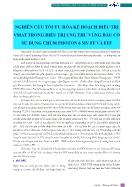 Nghiên cứu tối ưu hóa kế hoạch điều trị vmat trong điều trị ung thư vùng đầu cổ sử dụng chùm photon 6 MV FF và FFF