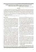 Nghiên cứu tối ưu quy trình sản xuất tự động giá đỗ xanh nhằm tăng năng suất và chất lượng cảm quan