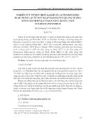 Nghiên cứu tuyển chọ xạ khuẩn (Actinomycetes) được phân lập từ đất ngập mặn huyện Quảng Xương (tỉnh Thanh Hóa) có khả năng kháng nấm Fusarium Oxysporum
