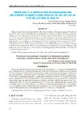 Nghiên cứu tỷ lệ nhiễm và mức độ kháng kháng sinh của vi khuẩn salmonella được phân lập từ thịt lợn, thịt gà ở Hà Nội, Bắc Ninh và Nghệ An