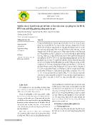 Nghiên cứu tỷ lệ phối trộn giá thể hữu cơ làm bầu ươm cây giống keo lai BV10, BV33 sản xuất bằng phương pháp nuôi cấy mô