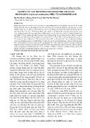 Nghiên cứu xác định đoạn DNA barcode cho loài hoàng đàn (cupressus tonkinensis) phục vụ giám định loài