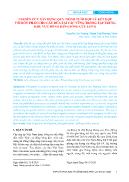 Nghiên cứu xây dựng quy trình tưới hợp lý kết hợp với bón phân cho cây dứa tại các vùng trồng tập trung khu vực đồng bằng sông Cửu Long