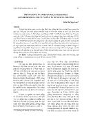 Nhân giống in vitro loài lan bạch hạc dendrobium wattii từ nuôi cấy đỉnh sinh trưởng