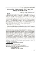 Nhận xét một số đặc điểm lâm sàng ở bệnh nhân mắc hội chứng ống cổ tay