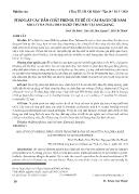 Phân lập các dẫn chất phenol từ rễ củ cây bạch chỉ nam millettia pulchra kurz thu hái tại An Giang