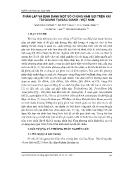 Phân lập và định danh một số chủng nấm sợi trên khí tài quang tại Bắc Giang - Việt Nam