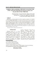 Phenolic and flavonoid compounds isolated from ethyl acetate fraction of helicteres hirsuta lour. Collected in Thua Thien Hue