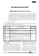 Phổ biến khoa học kỹ thuật phòng trừ dịch hại trên lúa hè thu - mùa 2017