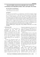 Quan hệ loài và phân bố không gian cây rừng tự nhiên tại khu bảo tồn Zamari, Thayarwaddy, Myanmar