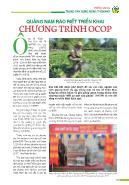 Quảng nam ráo riết triển khai chương trình Ocop