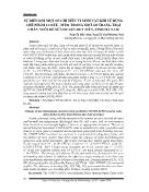 Sự biến đổi một số chỉ tiêu vi sinh vật khi sử dụng chế phẩm Coste - MT01 trong một số trang trại chăn nuôi bò sữa huyện Duy Tiên, tỉnh Hà Nam