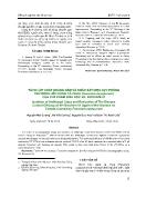 Tách lớp chất kháng nấm và khảo sát hiệu lực phõng trừ bệnh héo vàng cà chua (fusarium oxysporum) của chế phẩm sinh học VH- BIOCHEM 01