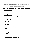 Tài liệu Các phương pháp đánh giá nhân viên trong quản trị nguồn nhân lực