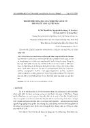 Thành phần hóa học của tinh dầu lá tía tô thu hái từ Gia Lai, Việt Nam