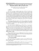 Thử nghiệm gia tốc đánh giá độ bền một số sản phẩm keo hàng không chế tạo trong nước