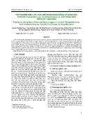 Thử nghiệm hiệu lực của chế phẩm nano đồng và nano bạc với nấm phytophthora sp. và colletotrichum sp gây rụng quả trên cây cam sành