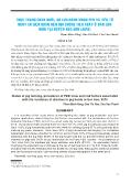 Thực trạng chăn nuôi, sự lưu hành virus ped và yếu tố nguy cơ liên quan đến hội chứng tiêu chảy ở đàn lợn nuôi tại huyện Sóc Sơn (2016)