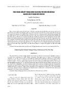 Thực trạng gắn kết trong chính sách ứng phó biến đổi khí hậu: Nghiên cứu ở thành phố Cần Thơ