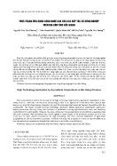 Thực trạng ứng dụng công nghệ cao của các hợp tác xã nông nghiệp trên địa bàn tỉnh Bắc Giang