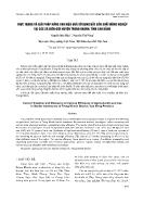 Thực trạng và giải pháp nâng cao hiệu quả sử dụng đất sản xuất nông nghiệp tại các xã biên giới huyện Trùng Khánh, tỉnh Cao Bằng