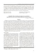 Tính bền vững và hiệu quả kinh tế các mô hình sinh kế nông hộ vùng lũ đê bao khép kín tỉnh An Giang