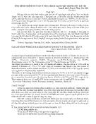 Tình hình nhiễm giun sán ở ngựa bạch tại huyện Thanh Trì - Hà Nội