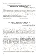 Tình hình phát triển cây giống sâm Ngọc Linh tại tỉnh Quảng Nam và Kon Tum