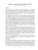 Tổng quan về ngành chế biến phụ phẩm giết mổ