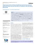 Tổng trạng oxy hóa và tổng năng kháng oxy hóa trong nước bọt bệnh nhân viêm nha chu mạn trước và sau điều trị nha chu không phẫu thuật