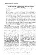 Tri thức bản địa trong nông lâm nghiệp thích ứng với biến đổi khí hậu của người Dao tại huyện Bắc Mê, tỉnh Hà Giang