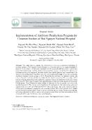 Triển khai chương trình kháng sinh dự phòng trong mổ lấy thai tại bệnh viện trung ương Thái Nguyên