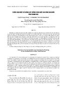 Tuyển chọn một số giống cây trồng thích hợp cho vùng ven biển tỉnh Thanh Hoá