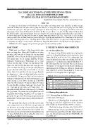 Xác định gen thơm và sự biểu hiện hương thơm của các dòng đột biến phát sinh từ giống lúa tám dự và tám thơm đột biến