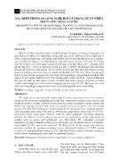 Xác định thông số công nghệ hợp lý trong xử lý nhiệt trà ô long bằng vi sóng