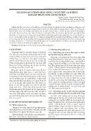 Xây dựng quy trình nhân giống cây hồ tiêu sạch bệnh bằng kỹ thuật nuôi cấy mô tế bào