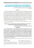 Yếu tố nguy cơ liên quan đến huyết thanh dương tính virus PRRS mức hộ chăn nuôi ở tỉnh Phú Thọ và Quảng Ninh